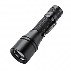 1000 Lumen Mini Pocket Torch Zoomable Type-C USB Rechargeable LED Flashlight Tactical For Camping