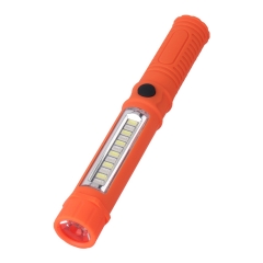 3W plastic COB LED Work Light Portable Penlight Pen flashlight with magnetic