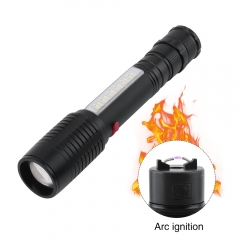 New Adjustable Focus Outdoor Flashlight Ignition Flashlight