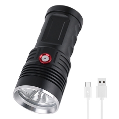 2000 Lumen High Power lanterna, USB Rechargeable XHP50 LED Flashlight