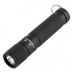 NEW Type Wholesale Portable 3A Flash light Rotating ON/OFF Small Torch mini keychain flashlight
