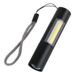 Portable Mini Pocket Torch light, Telescopic Zoom XPE COB ledflashlight, USB Rechargeable Flashlight Led