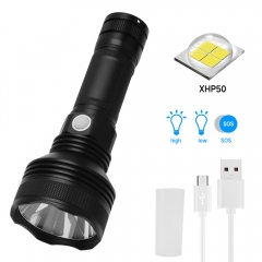 New Product XHP50 Flashlight Torch Lamp