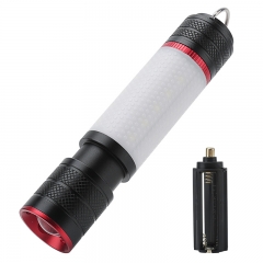 18650 3A Battery Plastic Torch Light Zoomable Led Flashlight for repair