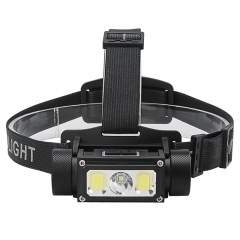 High Quality New Multi-function COB Flashlight Head Lamp USB Type-C Port LED Headlamp For Helmet