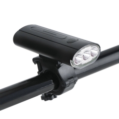 Yihosin IPX5 Waterproof USB Rechargeable Mountainl Bike Light, 3 T6 LEDs Hihg Brightest Bicycle Light with USB Output